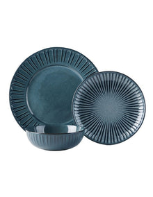 Laurie Dinner Set 12 Piece in Denim