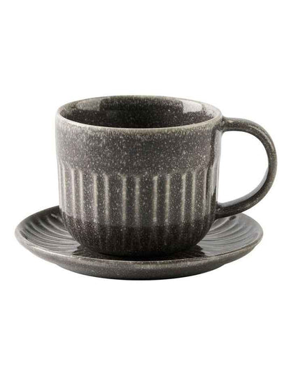 Laurie Tea Cup And Saucer in Grey