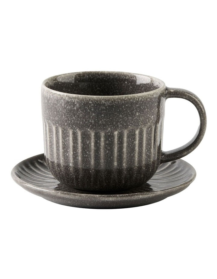 Laurie Tea Cup And Saucer in Grey