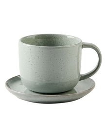 Bobbie Tea Cup and Saucer in Sage
