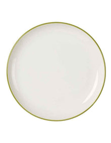 Sunnie Dinner Set 12 Pieces in Green Rim