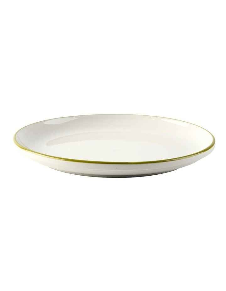 Sunnie Dinner Set 12 Pieces in Green Rim