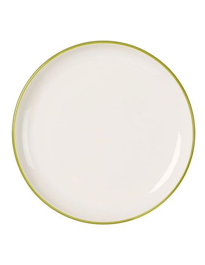 Sunnie Dinner Set 12 Pieces in Green Rim
