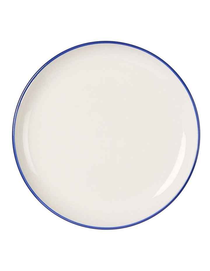 Sunnie Dinner Set 12 Pieces in Blue Rim