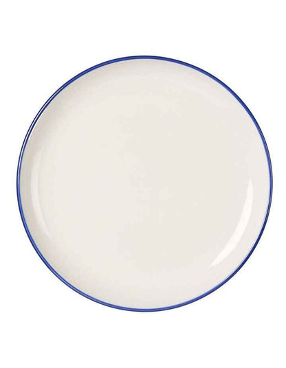 Sunnie Dinner Set 12 Pieces in Blue Rim