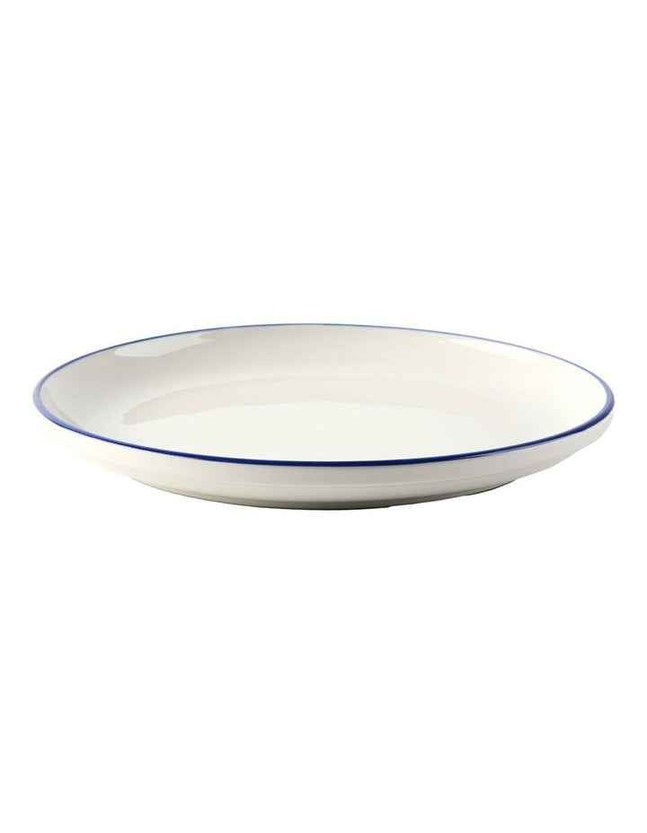 Sunnie Dinner Set 12 Pieces in Blue Rim