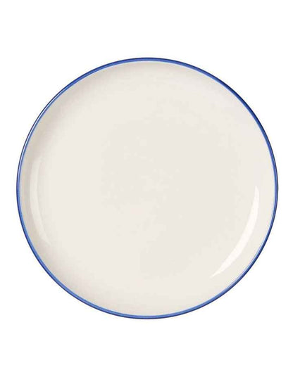 Sunnie Dinner Set 12 Pieces in Blue Rim