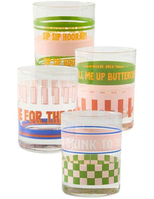Sunnie Tumbler Set 4 Piece in Multi
