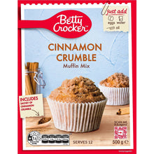 Betty Crocker Cinnamon Crumble Muffin Mix 500g