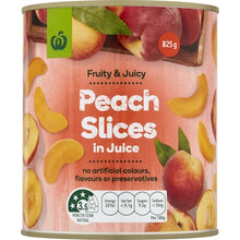 Woolworths Peach Slices In Juice 825g