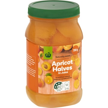 Woolworths Apricots In Juice 700g