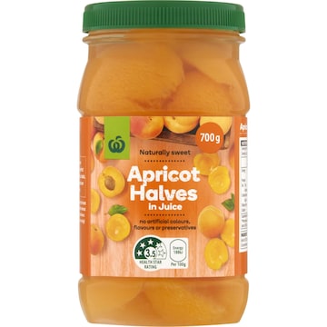 Woolworths Apricots In Juice 700g