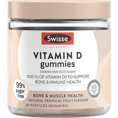 Swisse Ultiboost Vitamin D Gummies 60 pack