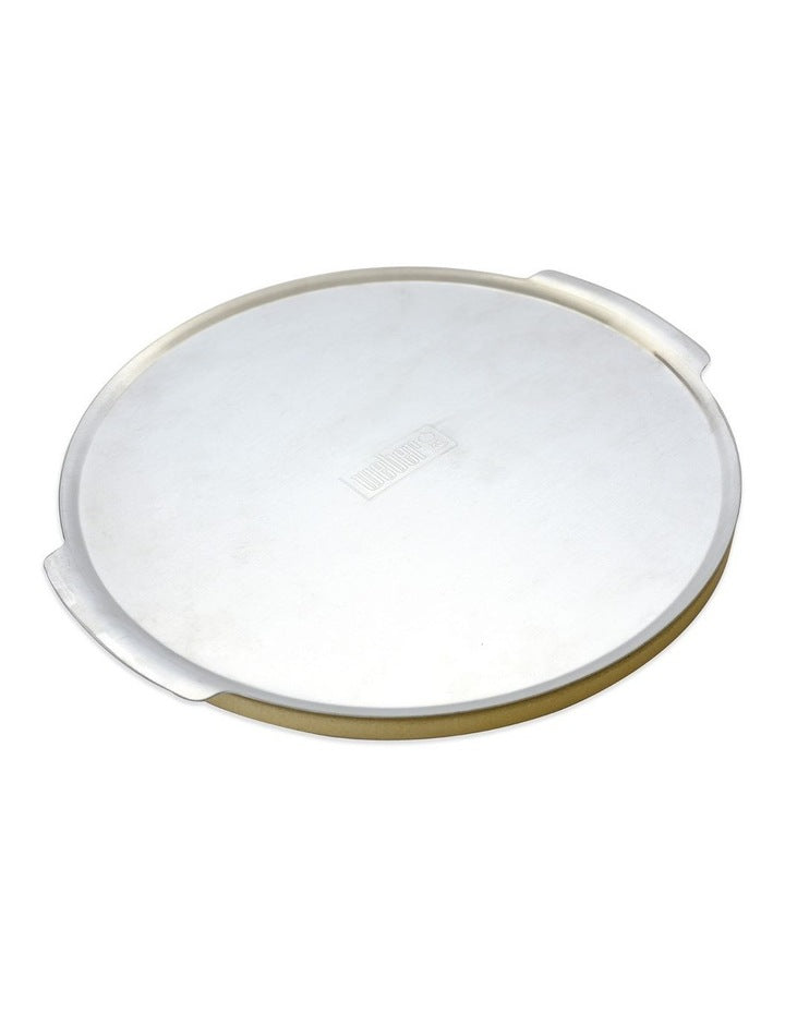 Q&trade; Large Pizza Stone in Silver/Stone