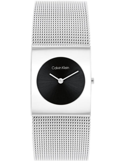 Pulse Mesh Bracelet Watch in Black