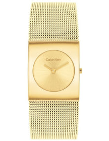 Pulse Mesh Bracelet Watch in Gold