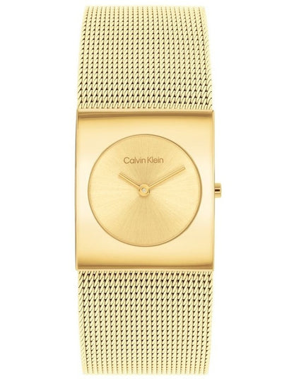 Pulse Mesh Bracelet Watch in Gold