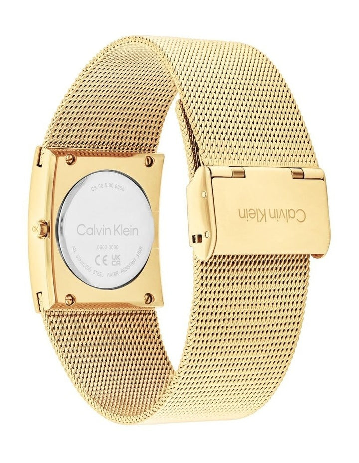 Pulse Mesh Bracelet Watch in Gold