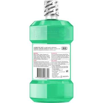 Listerine Teeth Defence Antibacterial Mouthwash 500mL