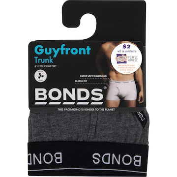 Bonds Mens Guy Front Trunk Size Medium Assorted each