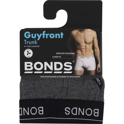 Bonds Men's Underwear Guy Front Trunk Size x Large Assorted Each