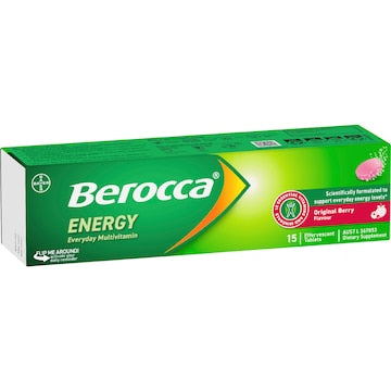 Berocca Vitamin B & C Original Berry Flavour Energy 15 pack