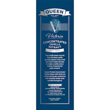 Queen Victoria Concentrated Vanilla Extract With Seeds 100mL