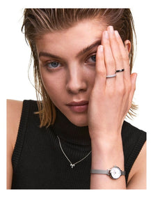 Petite Mini 19 Sterling Watch in Silver