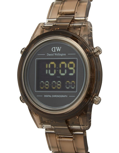Retro Digital 36 Watch in Brown