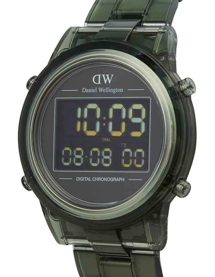 Retro Digital 42 Watch in Green