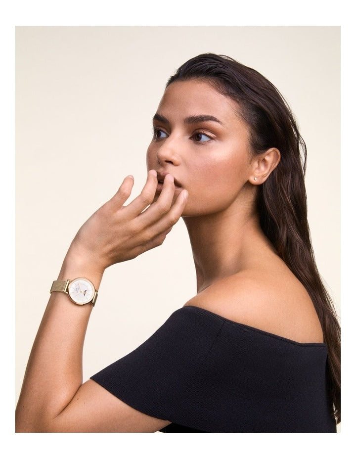Lune Moonphase 32 Watch in Gold