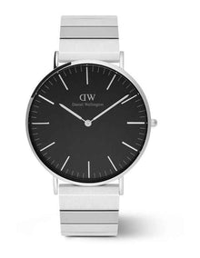 Classic 40 Sterling Piano Watch in Silver