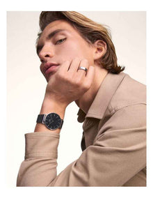 Classic 40 Sterling Piano Watch in Silver
