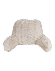 Faux Fur Backrest in White