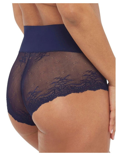 Super Smooth Undie-tectable Lace Hi-Hipster in Blue