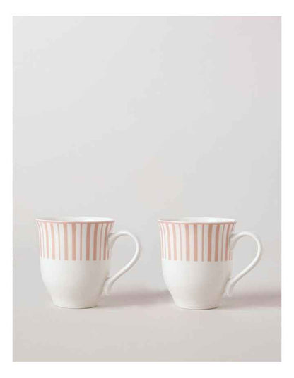 Davis Mug Set of 2 in Pink