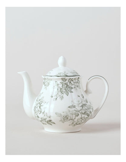Aster Teapot in Green