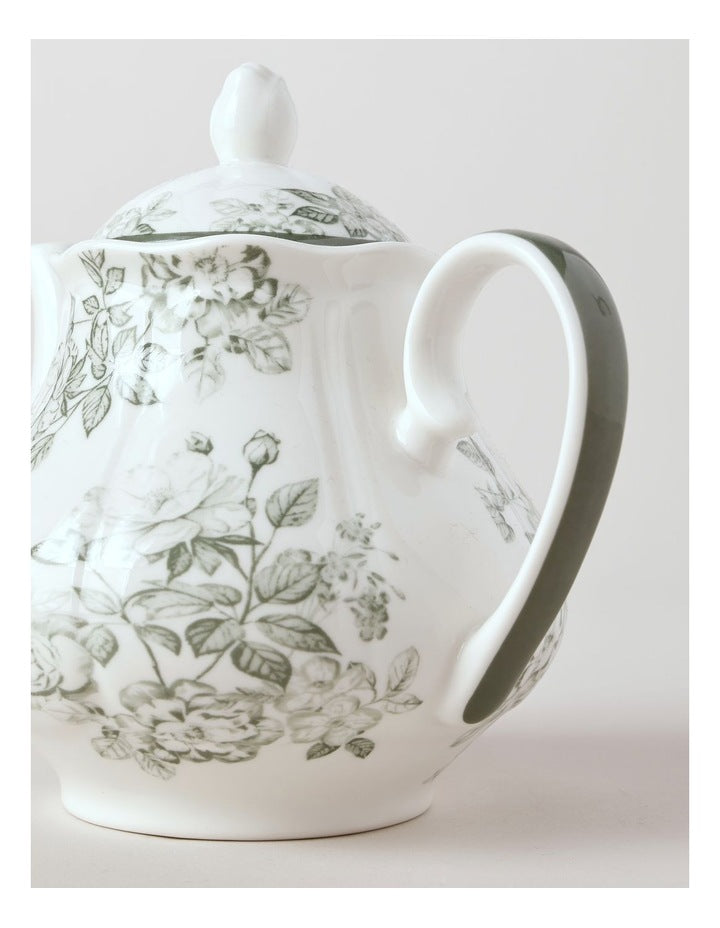 Aster Teapot in Green