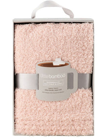 Marshmallow Soft Pique Blanket in Soft Rose