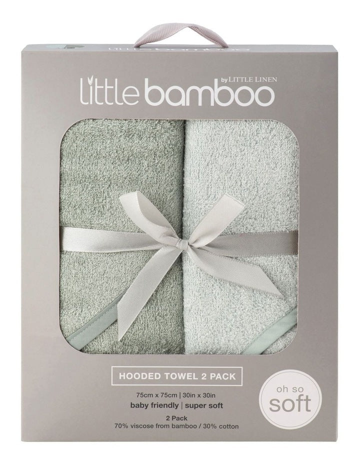 Hooded Towel 2 Pack in Bayleaf