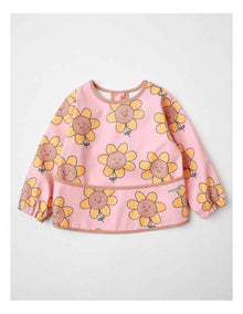 Sunflower Feeding Smock in Pink