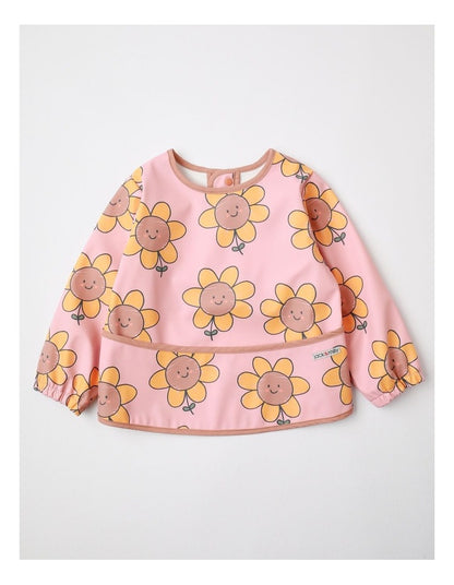Sunflower Feeding Smock in Pink