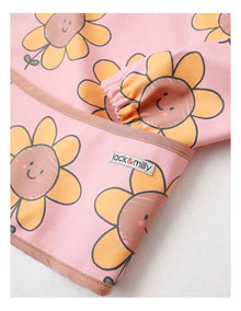 Sunflower Feeding Smock in Pink