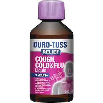 Duro-Tuss Relief Cough Plus Cold & Flu 200mL