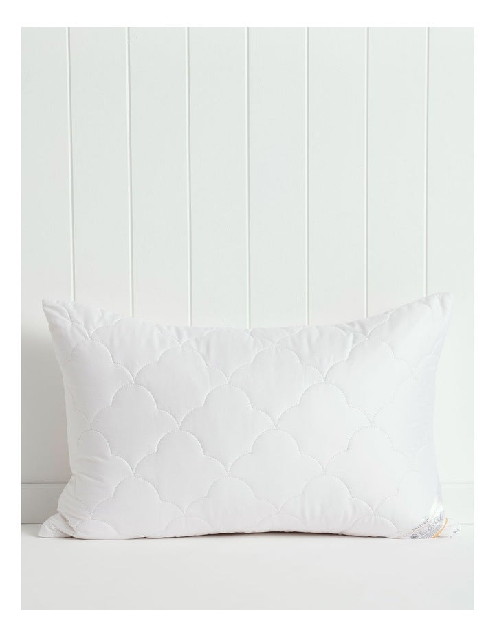 Wool Cotton Pillow Protector in White