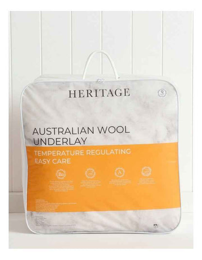 Wool Underlay in White