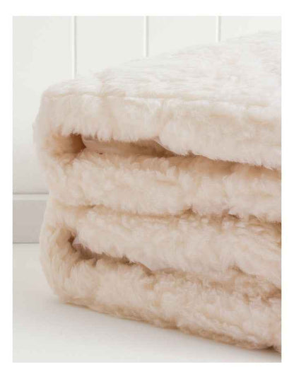 Wool Underlay in White