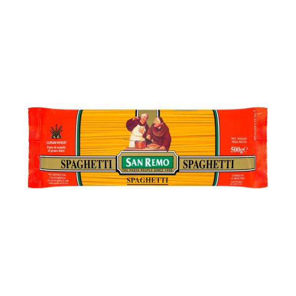 SAN REMO PASTA:SPAGHETTI NO 5:.:500 GRAM