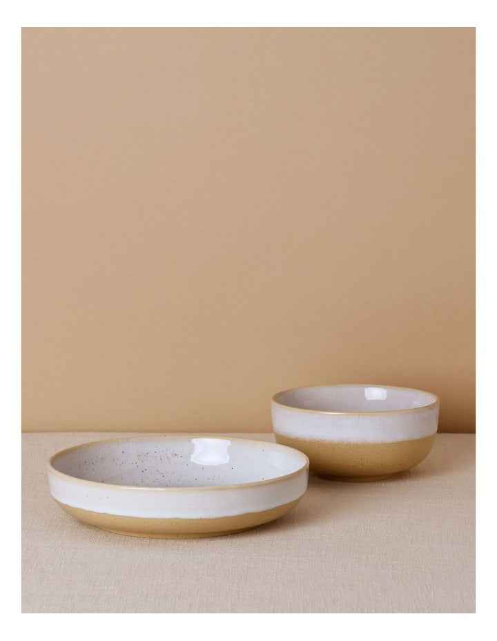 Esperance Pasta Bowl 21.5cm in Wiped Edge
