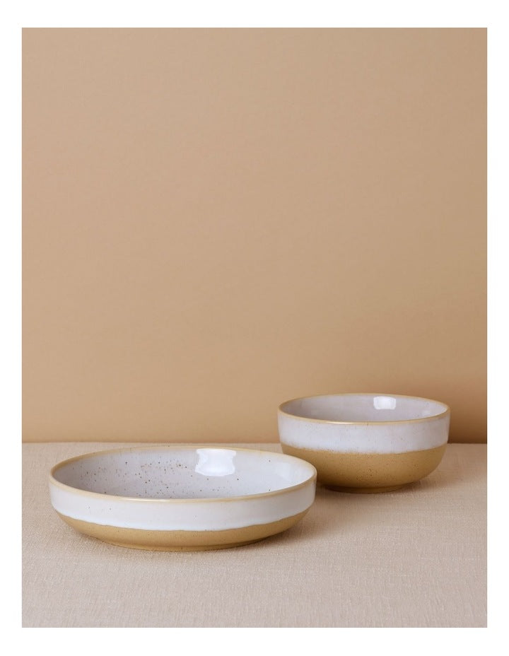 Esperance Pasta Bowl 21.5cm in Wiped Edge